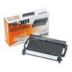 Brother PC-301 Cartridge + 1 Ribbon - Original Product