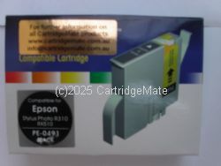 *Epson T049190 (T0491) Black New Compatible Inkjet Cartridge