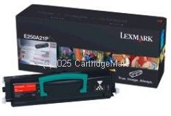 Lexmark E250A11P Black Prebate Toner - Original