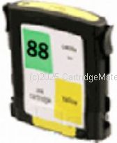 *Hewlett Packard C9393A No 88XL Yellow New Compatible Inkjet - 28mls