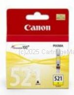 Canon CLI-521Y Yellow Ink Tank - Average Yield 505 Pages - Original Product    