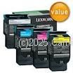 Lexmark C544X Value Pack Ultra High Yield (4) - Original 