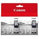 Canon PG-510T FINE Black Tanks (Twin Pack) - Original Product