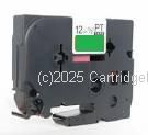*Brother TZe-731 Laminated Black on Green Tape 12mm x 8m - New Compatible    