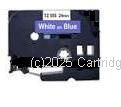 *Brother TZe-555 Laminated White on Blue Tape - 24mm x 8m New Compatible     