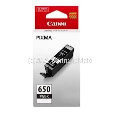 Canon PGI-650BK Black Inkjet - Average 300 Pages 