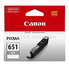 Canon CLI-651GY Grey Inkjet Cartridge - Original   