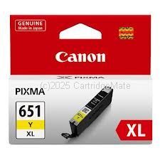 Canon CLI-651YXL Yellow Extra Large Inkjet - Average 695 pages