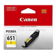 Canon CLI-651Y Yellow Inkjet - Average 344 pages 