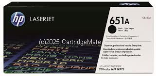 Hewlett Packard CE340A (651A) Black 