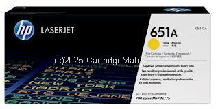 Hewlett Packard CE342A (651A) Yellow