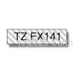 *Brother TZe-FX141 Laminated Black on Flex Clear Tape  18mm x 8m - New Compatible 