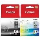 Canon PG-37 + CL38 Twin Pack  Black & Colour 
