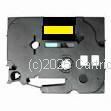 *Brother TZe-C61 Laminated Black on Fluro Yellow Tape - 36mm x 5m -New Compatible    