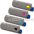 CartridgeMate Oki 44315312 Value Pack (C610) 4 - New Compatible 