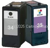 *Lexmark 18C003435T (No 34 +35) Black & Colour Compatible Twin Inkjet Cartridge 