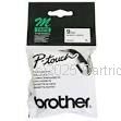 Brother M-K221 Non Laminated Black on White Tape - 9mm x 8M