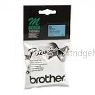 Brother M-K521 Non Laminated Black Printing on Blue Tape - 9mm x 8 metres 