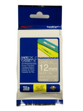 Brother TZe-MQ835 White on Satin Gold (Deco) 12mm x 5M 