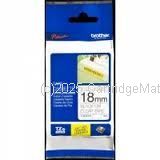 Brother TZe-FX141 Black on Clear Tape - 18mm x 8M   