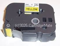 *Brother TZe-FX651 Laminated Black on Flex Yellow 24mm x 8 m - New Compatible     