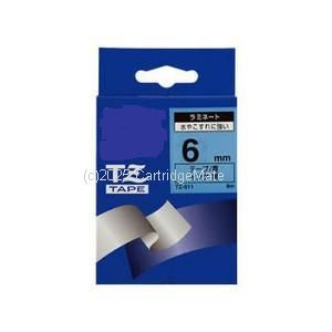 *Brother TZe-511 Laminated Black on Blue Tape - 6mm x 8m New Compatible