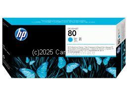 Hewlett Packard C4821A No 80 Cyan Printhead+Cleaner 