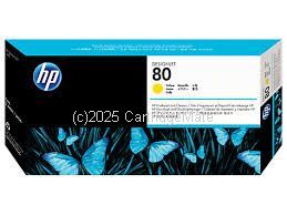 Hewlett Packard C4823A No 80 Yellow Printhead+Cleaner