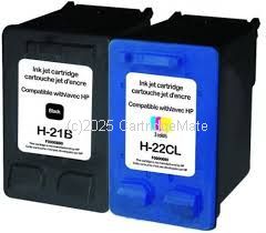 *Hewlett Packard C9351XL & C9352XL No21 Black & No22 Colour High Yield Compatible 