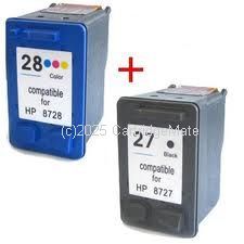 *Hewlett Packard C8727XL\No27 & C8728XL\No28 HIGH Yield  Compatible (Twin)