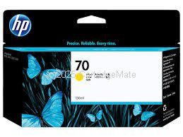 Hewlett Packard C9454A No 70 Original Yellow  Inkjet Cartridge - 130ml 