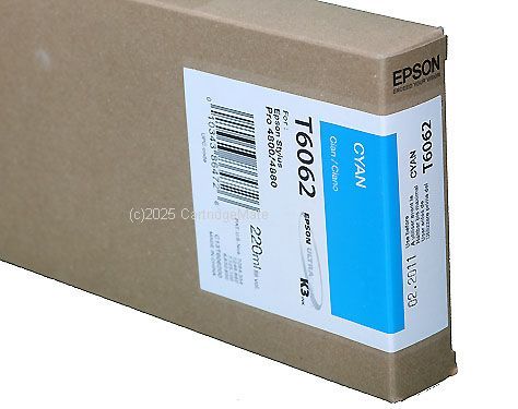 Epson T606200 Cyan UltraChrome Ink -220ml 