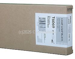 Epson T606900 Light Light Black UltraChrome Ink -220ml