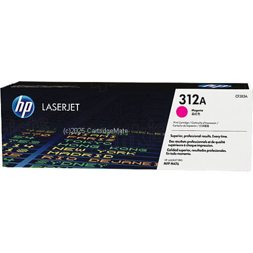 Hewlett Packard CF383A (312A) Magenta -2,700 Pages -Original