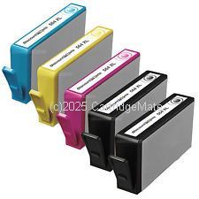 *Hewlett Packard CB321 (564XL) NEW ULTRA Compatible XL Value - 5 Pack (B,C,M,Y,PB)