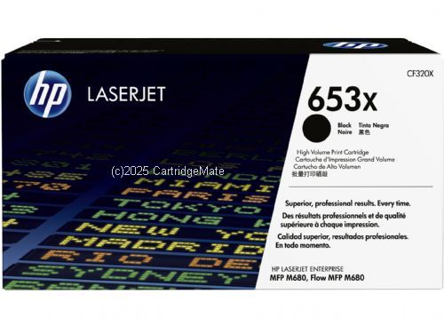 Hewlett Packard CF320X (653X) Black  -Original 