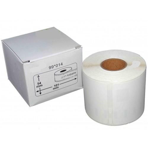 *Dymo SD99014 New Compatible White Paper Permanent Standard Shipping Labels 54mm x101