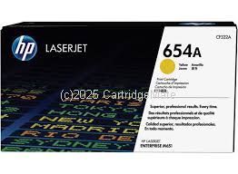 Hewlett Packard CF332A (654X) Yellow 
