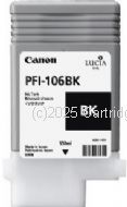 Canon PFI-106BK Black Ink Tank- 130ml - Original Product