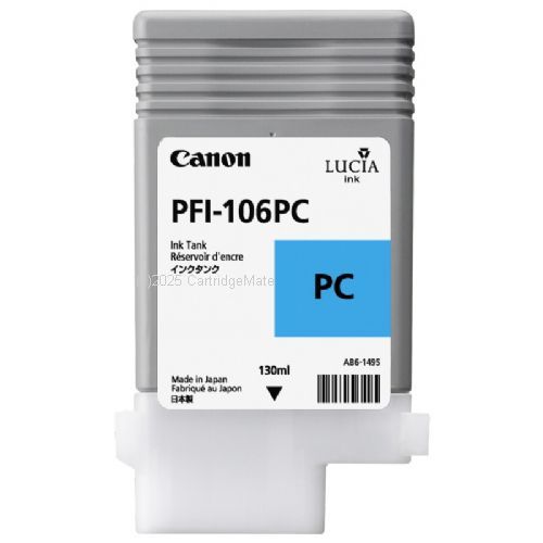Canon PFI-106PC Photo Cyan Ink Tank- 130ml - Original Product