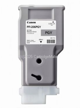 Canon PFI-206PGY Photo Gray Ink Tank - 300ml- Original Product    