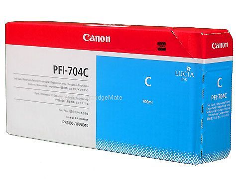 Canon PFI-706C Lucia Cyan Pigment Ink Tank -700ml  - Original Product   
