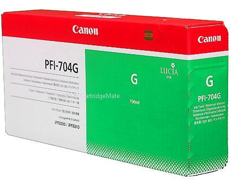 Canon PFI-706G Lucia Green Pigment Ink Tank -700ml  - Original Product   