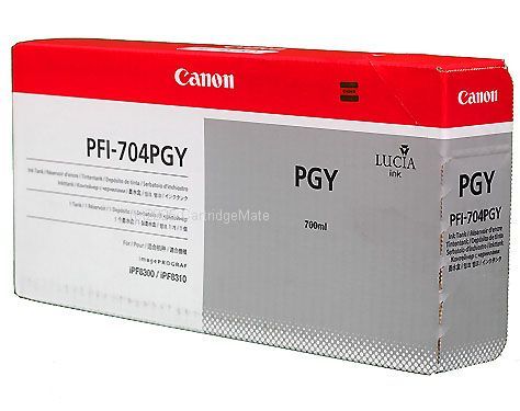 Canon PFI-706PGY Lucia Photo Grey Pigment Ink Tank -700ml  - Original Product  