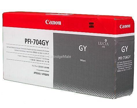Canon PFI-706GY Lucia Grey Pigment Ink Tank -700ml  - Original Product   