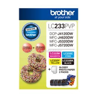 Brother LC-233VPS Quad Pack - Original 
