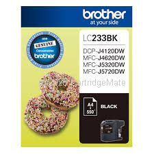 Brother LC-233BK Black Inkjet Cartridge - Original 