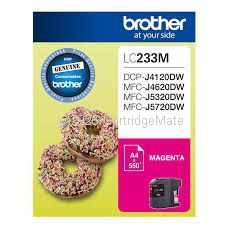 Brother LC-233M Magenta Inkjet Cartridge - Original