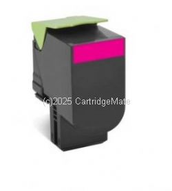 CartridgeMate Lexmark 70C8HM0 Magenta High Yield Compatible - Average 3,000 Pages  