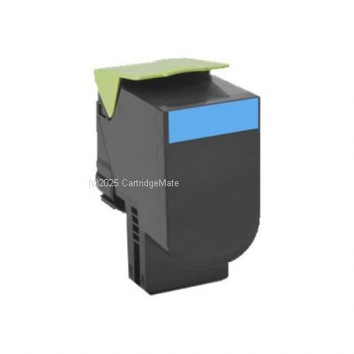 CartridgeMate Lexmark 70C8HC0 Cyan High Yield Compatible - Average 3,000 Pages  